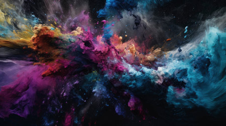 3d illustration of abstract fractal for creative design looks like galaxiesの素材