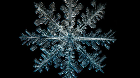 Abstract fractal with a large number of colorful snowflakes. Big and small.の素材