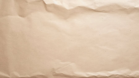 Crumpled brown paper texture or background for design with copy space for text or imageの素材
