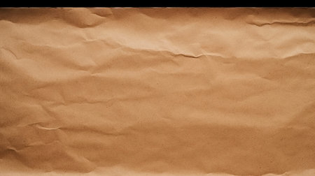 Brown crumpled paper texture for background. High resolution photos.の素材