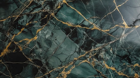 Black marble natural pattern for background, abstract natural marble black and goldの素材