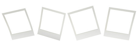 frames for the placement of photographs or illustrations.の写真素材