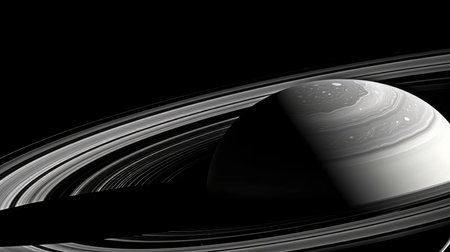 Planets in space. Solar system. Solar system. Cosmos art.の素材