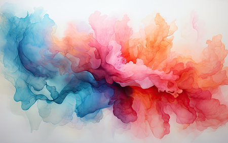 abstract watercolor background. Ink in water. Colorful abstract backgroundの素材