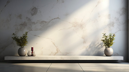 Modern cave-inspired room with panoramic window revealing vast desert landscape, blending nature and architectureの素材