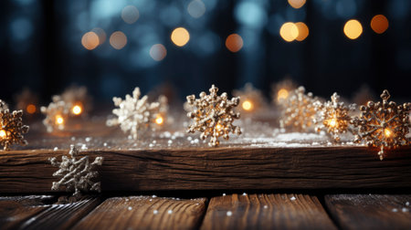 3D podium display, Christmas tree background for product. Nature Christmas beige backdrop with wood stand. Wooden realistic showcase pedestalの素材