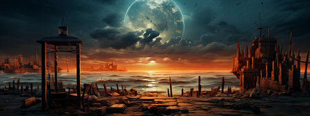 Fantasy wallpaper for various decorationsの素材