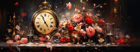 Fantasy wallpaper for various decorationsの素材