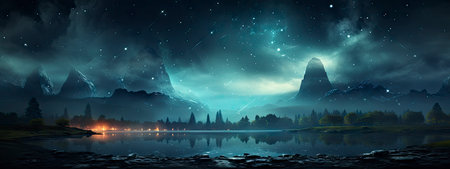 Fantasy wallpaper for various decorationsの素材