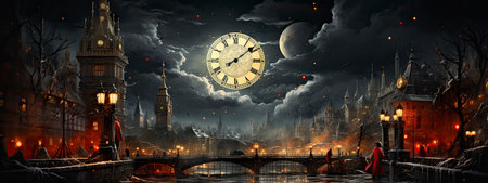 Fantasy wallpaper for various decorationsの素材