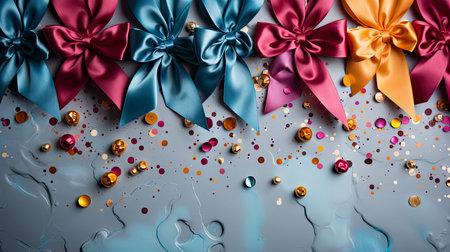 Elegance and Mystery: A Venetian Masquerade with Luxurious Golden Mask and Exquisite Floral Embellishmentsの素材