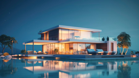 Vibrant Homestead Oasis: Luxurious Leisure and Lush Landscaping in Suburban Blissの素材