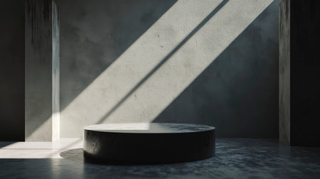 Serene Marble Hallway Bathed in Soft Light with Spherical Accents and Staircaseの素材