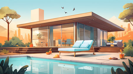 Bright and Colorful Mediterranean Style Villaの素材