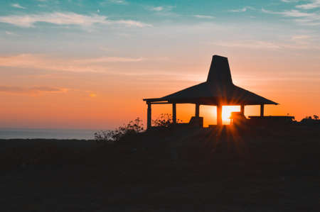 The beauty of sunrise in Sumba that makes you amazed how the beautiful it isの写真素材