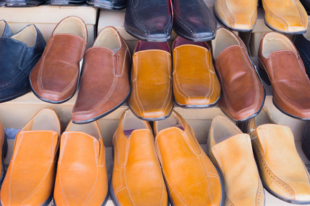 Mens Fashion Shoes in Shopの写真素材