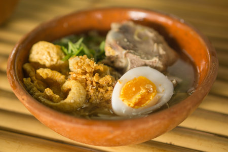 Noodle Soup In the ancient cup