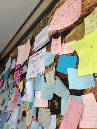 Wall of love letters