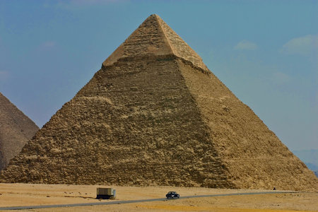 Giza pyramids at Cairo - Egypt
