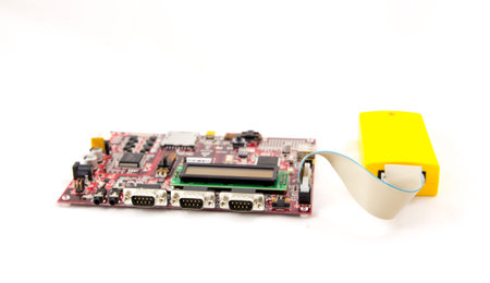 A Circuit board connected 