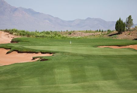 Desert Golf Courseの写真素材