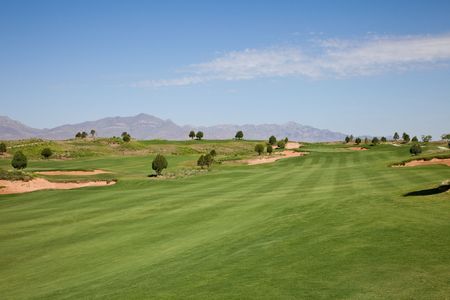 Desert Golf Courseの写真素材