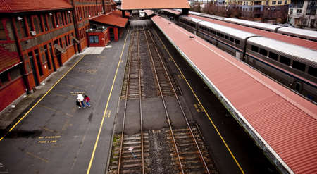 The Portland, Oregon Train Station, 3/7/09のeditorial素材