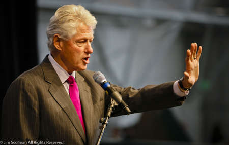 Senator Patty Murray, President Bill Clinton Get Out the Vote Rally,Everett, WAのeditorial素材