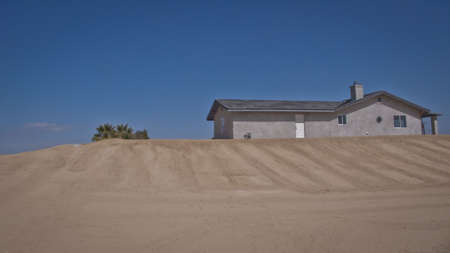 A Desert Housing Development, Twentynine Palms, CA.のeditorial素材