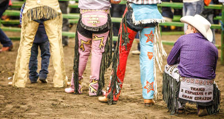 Mexican Rodeo Cowboys, Monroe, Washington, November 2013 のeditorial素材
