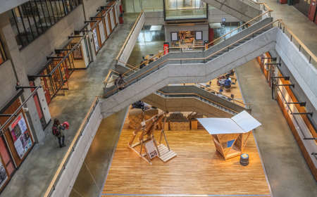 Gould Hall, Architecture, University of Washington, Seattle, Washington, interior.のeditorial素材