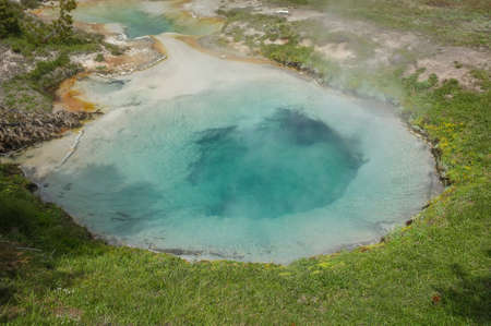 Yellowstone Hot Springsの写真素材