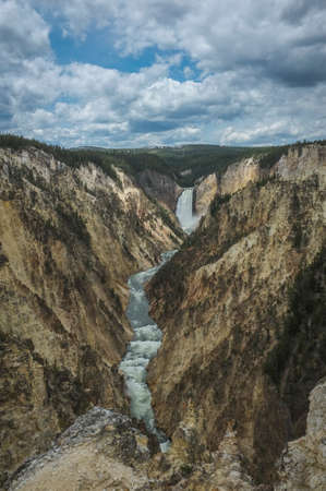 Yellowstone River Canyonの写真素材