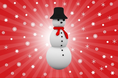 Snowmanの写真素材
