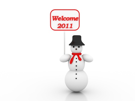 Happy New Year 2011の写真素材