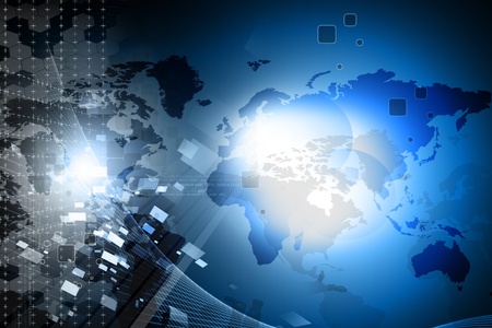 Business background in abstract backgroundの写真素材