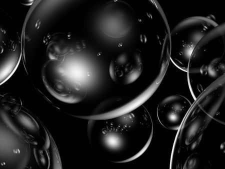 Abstract Bubblesの写真素材