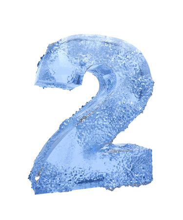 Icy number Twoの写真素材