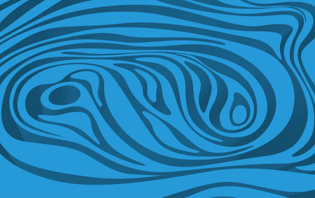 Curved elegant shapes 3d texture abstract vector background in perspective viewのイラスト素材