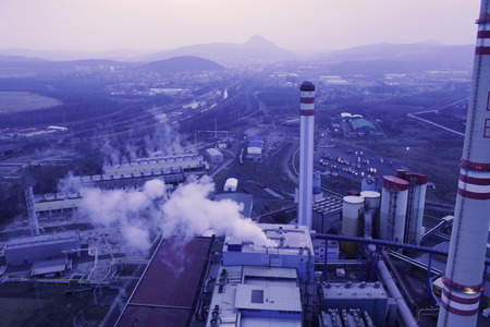 The part of the power stationの写真素材