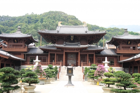 Chi Lin Nunnery, Hong Kongのeditorial素材