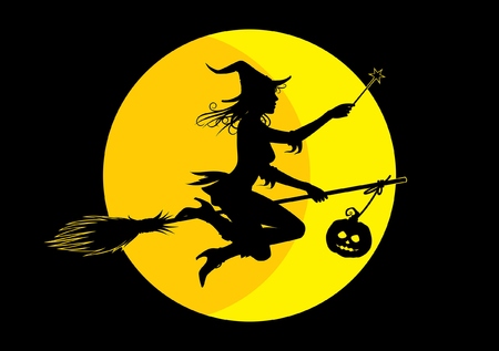 Halloween witchのイラスト素材