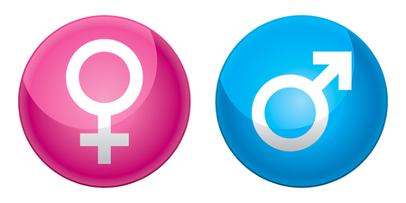 Male and female symbolのイラスト素材