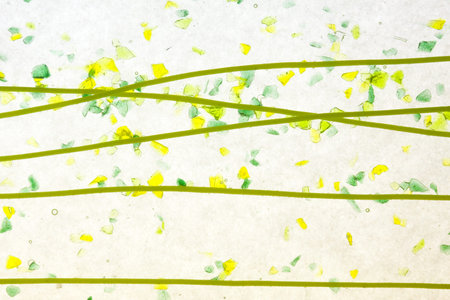 stained glass green yellow confetti texture background