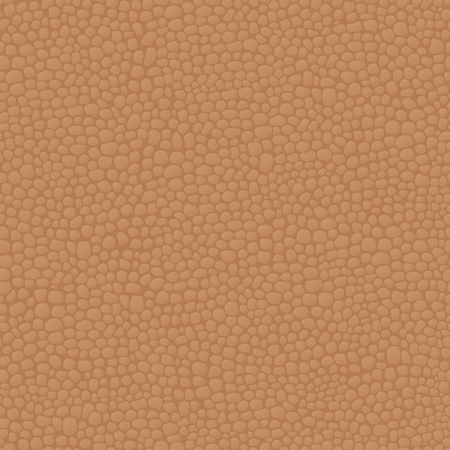 Leather seamless brown background pattern, skin texture. Vector illustration.のイラスト素材