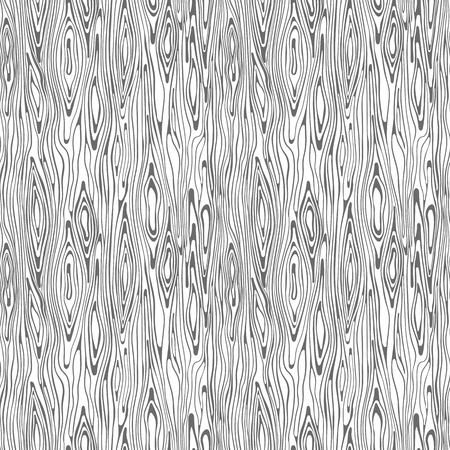 Seamless pattern. Wood black and white texture background. Vector illustration.のイラスト素材