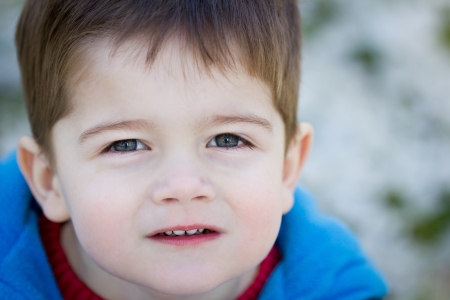 The Photograph Is A Close Up Portrait Of The Face Of A Very Cute