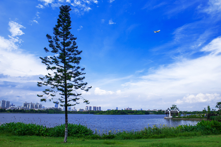Haizhu Lake Guangzhouの写真素材