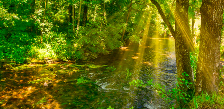 River Samos in summerの写真素材