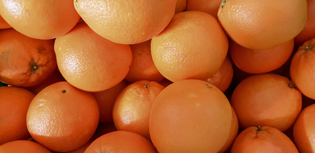 Tangerines ready to sell and eatの写真素材